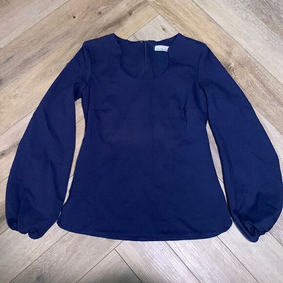 Ck Bradley Bubble Sleeve Top - Picture 1 of 7